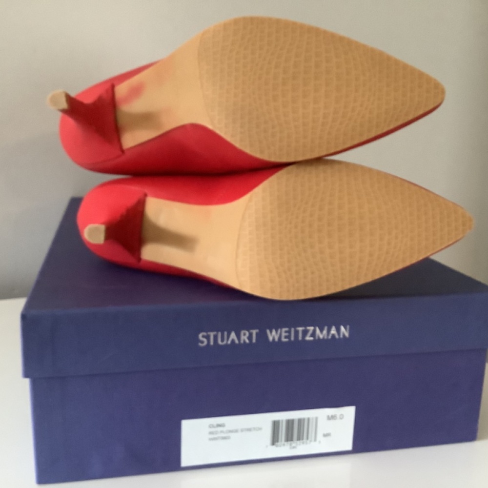 Stuart Weitzman Red Size 6 Booties - image 3